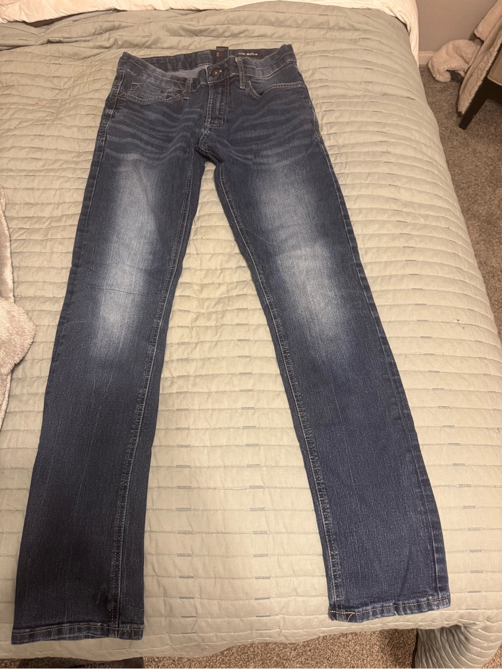 Buffalo David Bitton Ash-X Men’s Skinny Jeans Dark Wash 30x32